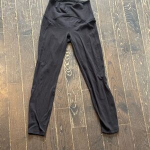 Black High-Waisted Full-Length Leggings